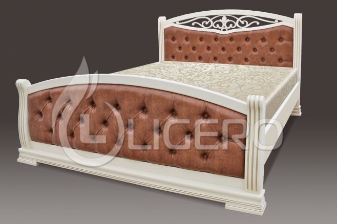 Кровать Сицилия из массива сосны