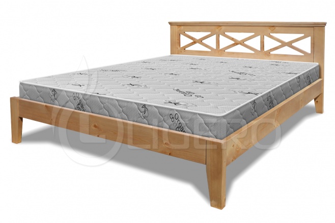 Кровать Леруа из массива сосны