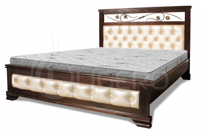 Кровать Лозанна из массива сосны