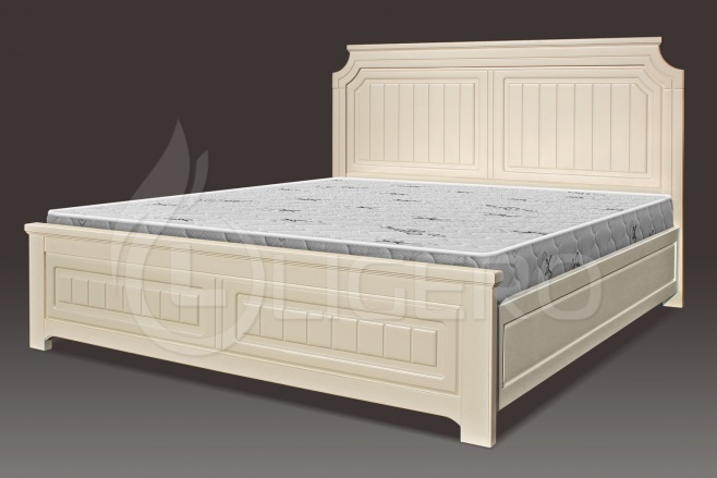 Кровать Офелия из массива дуба